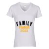 Heavy Cotton Women's V-Neck T-Shirt Thumbnail